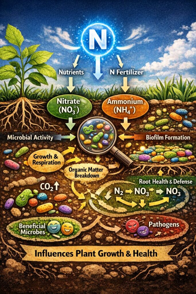 Nitrogen_microbes and uptake in plants