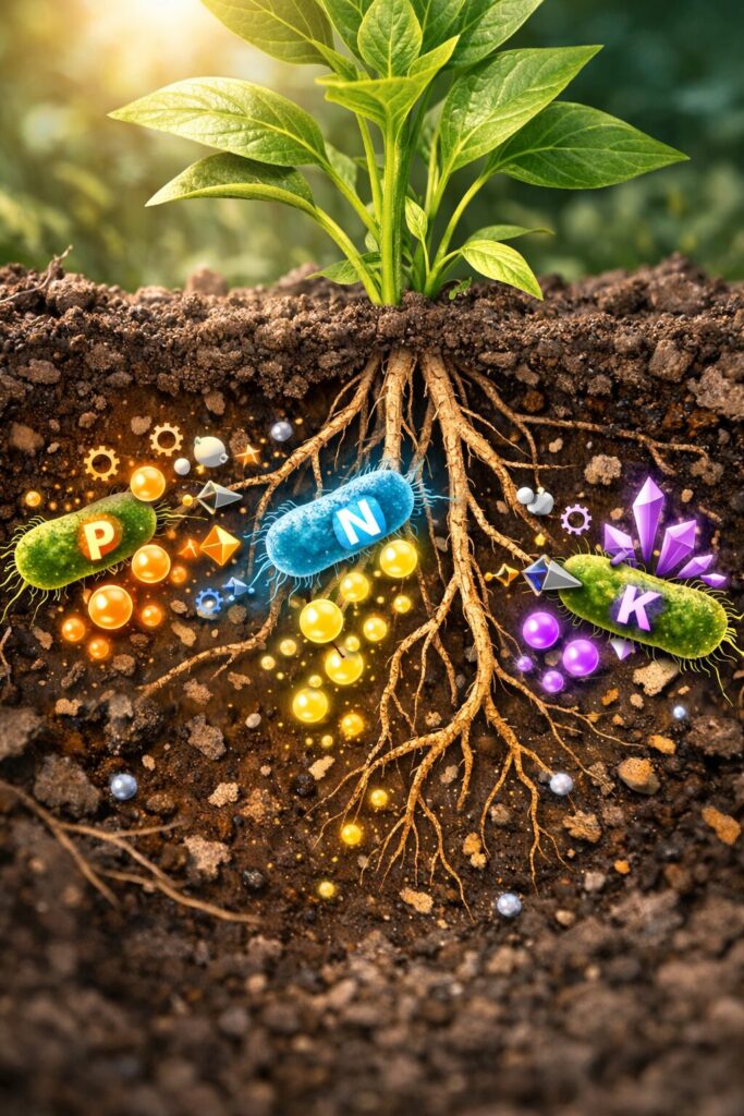 Beneficial bacteria enzyme production